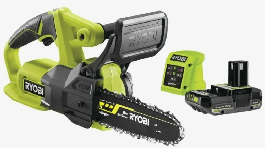 Пила цепная Аккумуляторная Ryobi Ry18cs20a