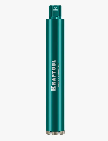 Алмазная коронка Kraftool Diamond 72 мм, 450 мм, 1 1/4