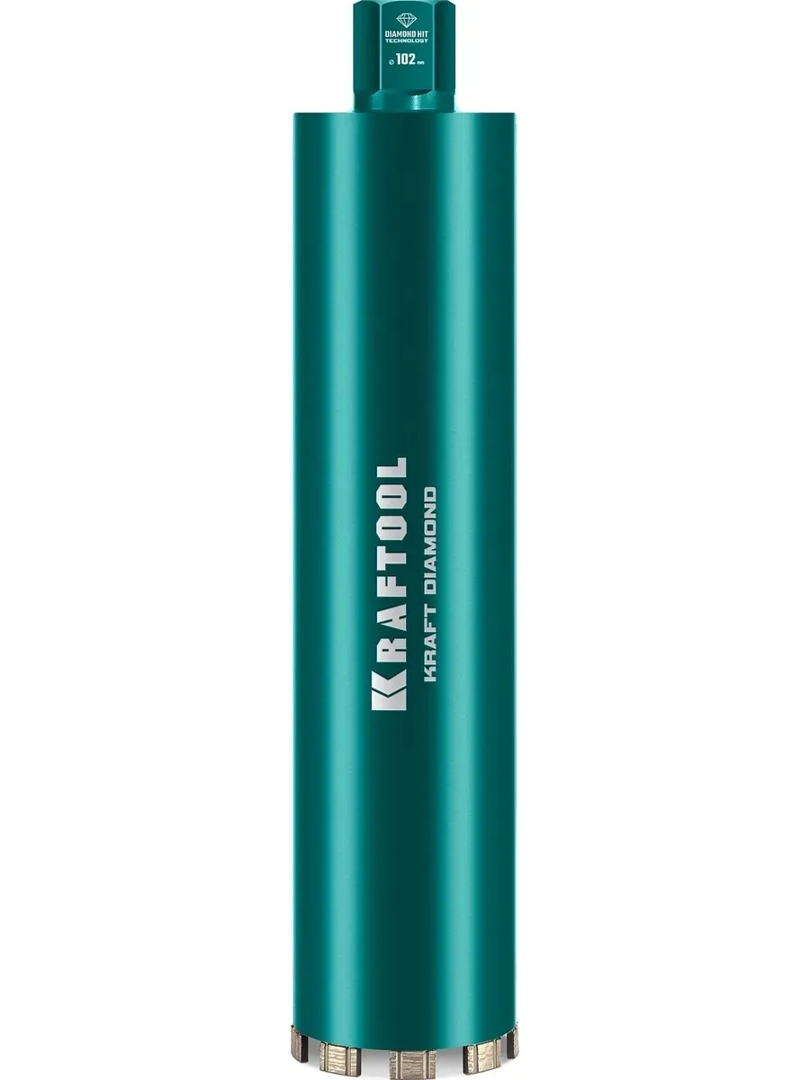 Алмазная коронка Kraftool Diamond 102 мм